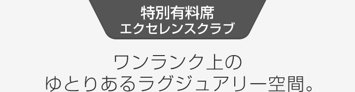 特別有料席 エクセレンスクラブ